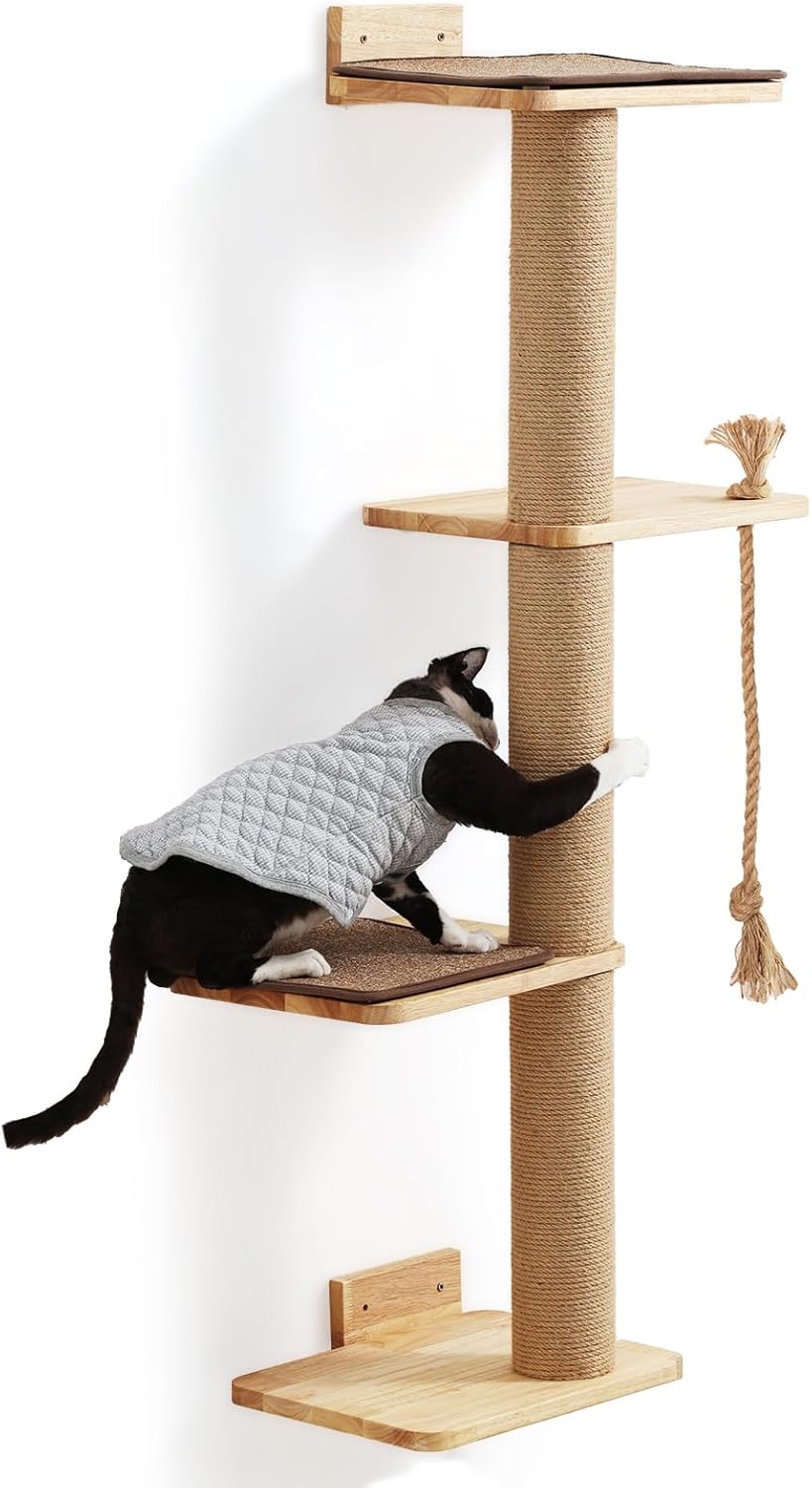 Árvore para gatos de três andares (versão upgraded )