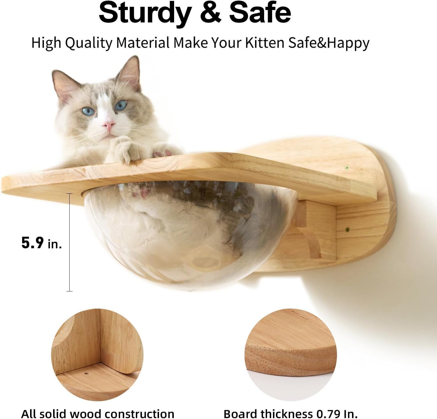 Parede de escalada para gatos