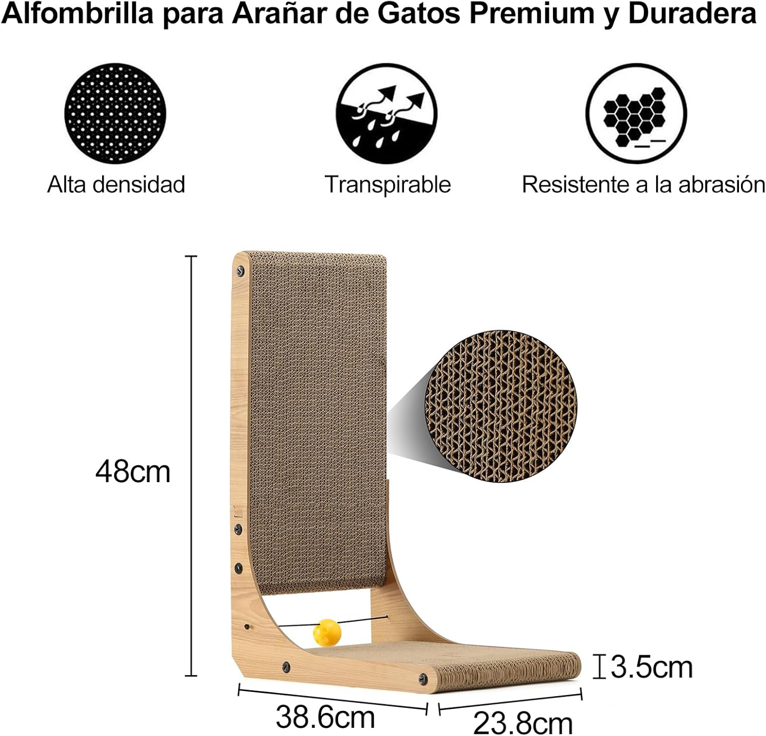 Poste de Arranhar Vertical para gato