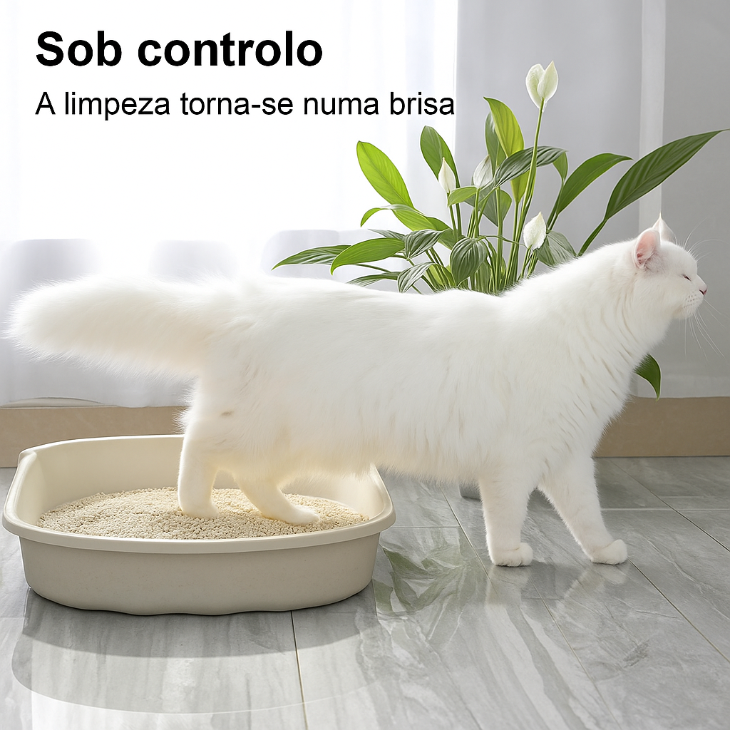 Areia de tofu para gatos Bentonina