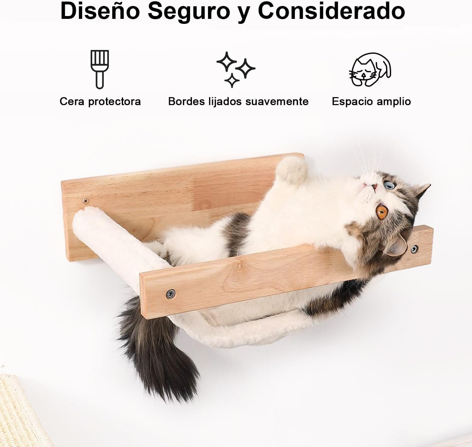Hamaca e Prateleira para Gatos – Suporte Sólido e Confortável