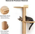 Estrutura de escalada para gatos (com 5 plataformas)