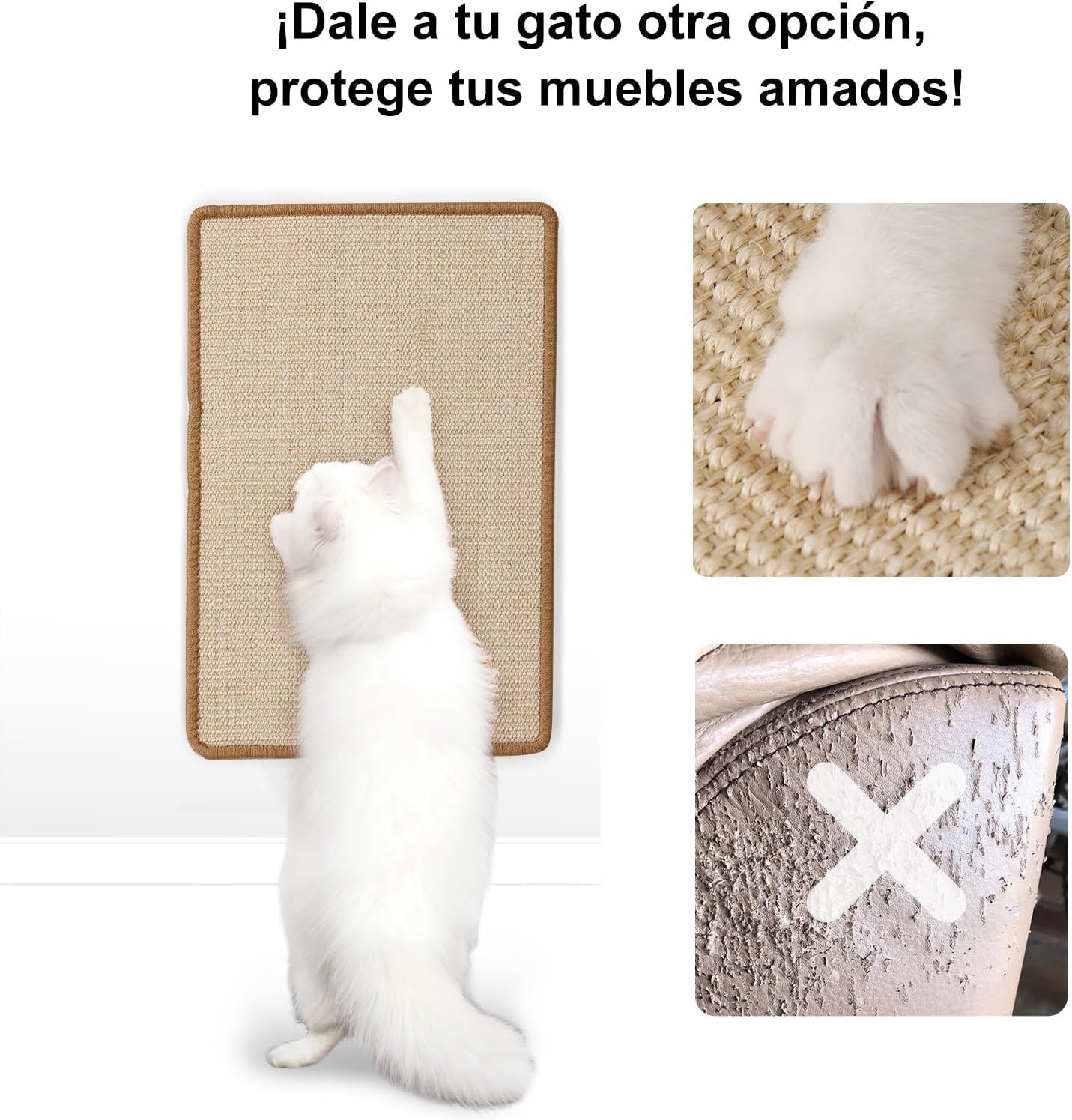 Tapetes Arranhadores  50*30cm Creme