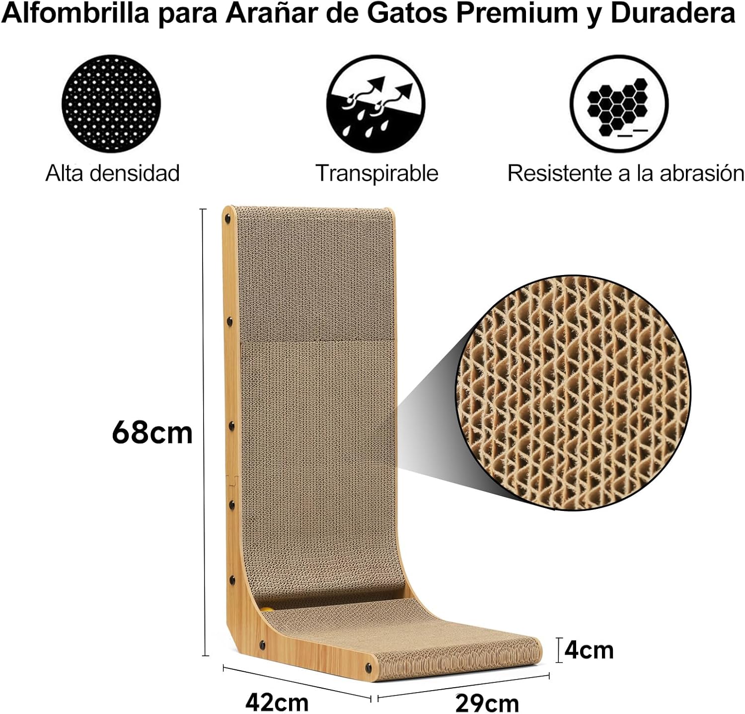 Poste de Arranhar Vertical para gato