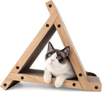 Poste de Arranhar Vertical para Gato (Triangular)