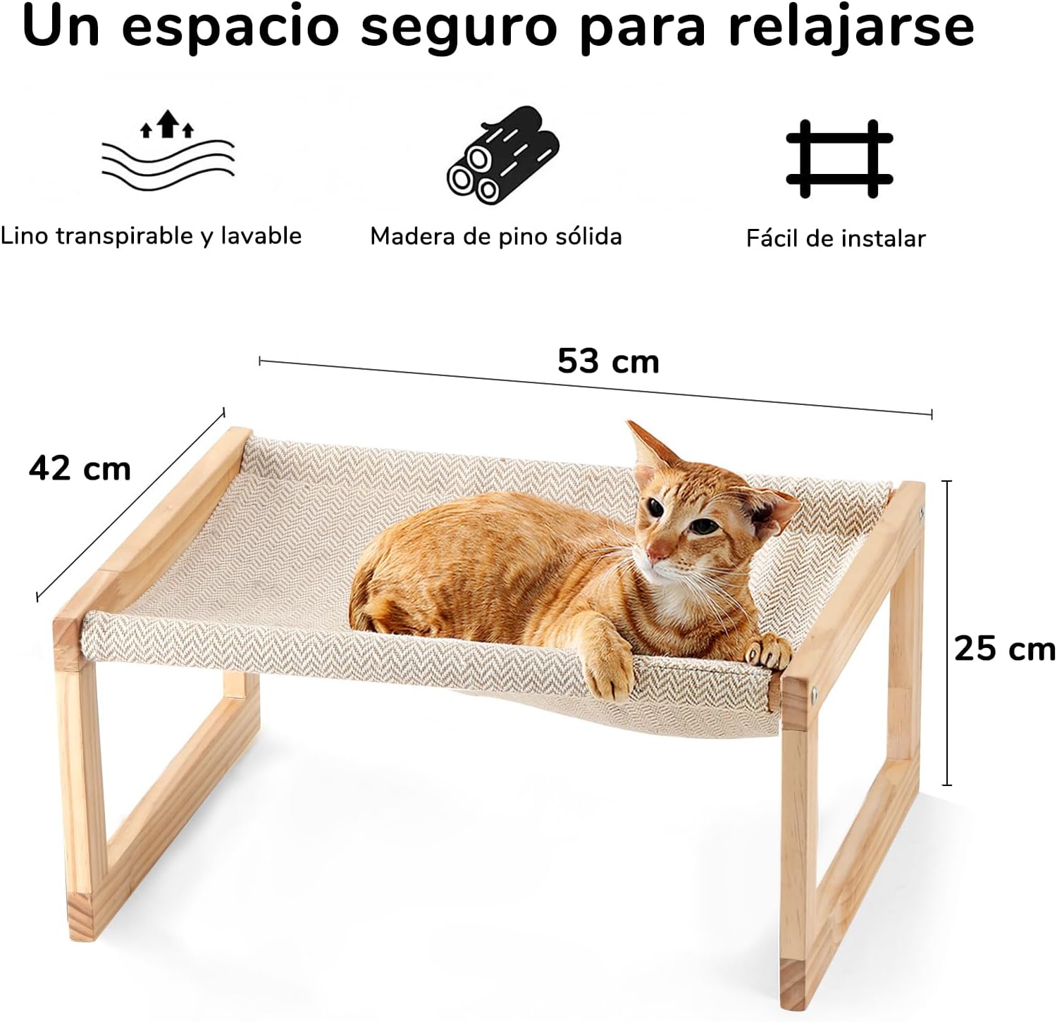Cama Quadrada de Pinho