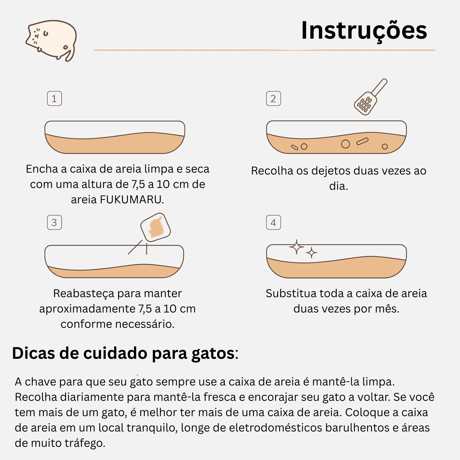 Areia de tofu para gatos Milho