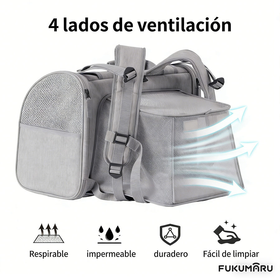 Mochila Extensível para Animais de Estimação