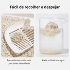 Areia de tofu para gatos  Bentonina